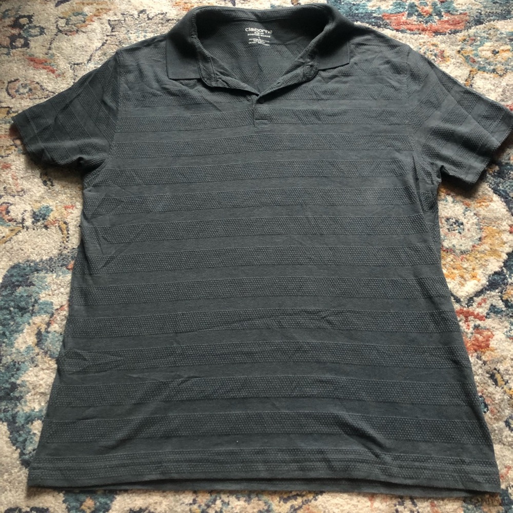 Gray Claiborne polo large